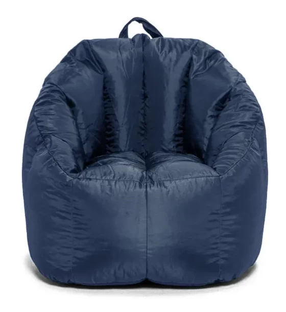 Joey Bean Bag Chair, Nylon Polyester, Kids and Teens, 2.5ft, Black
