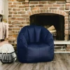 Joey Bean Bag Chair, Nylon Polyester, Kids and Teens, 2.5ft, Black